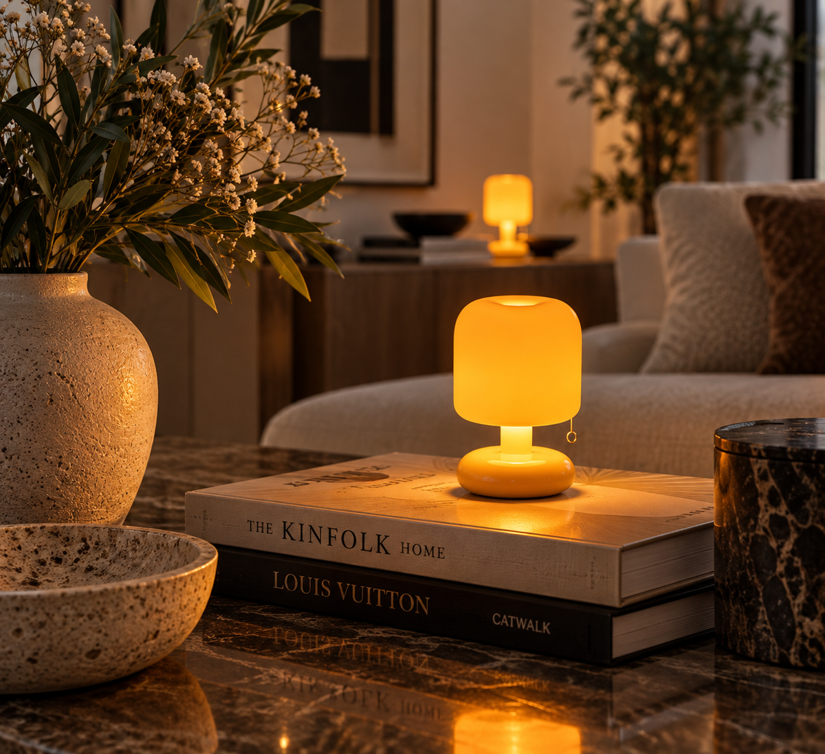 Lampka HOMEYA Amber Mini