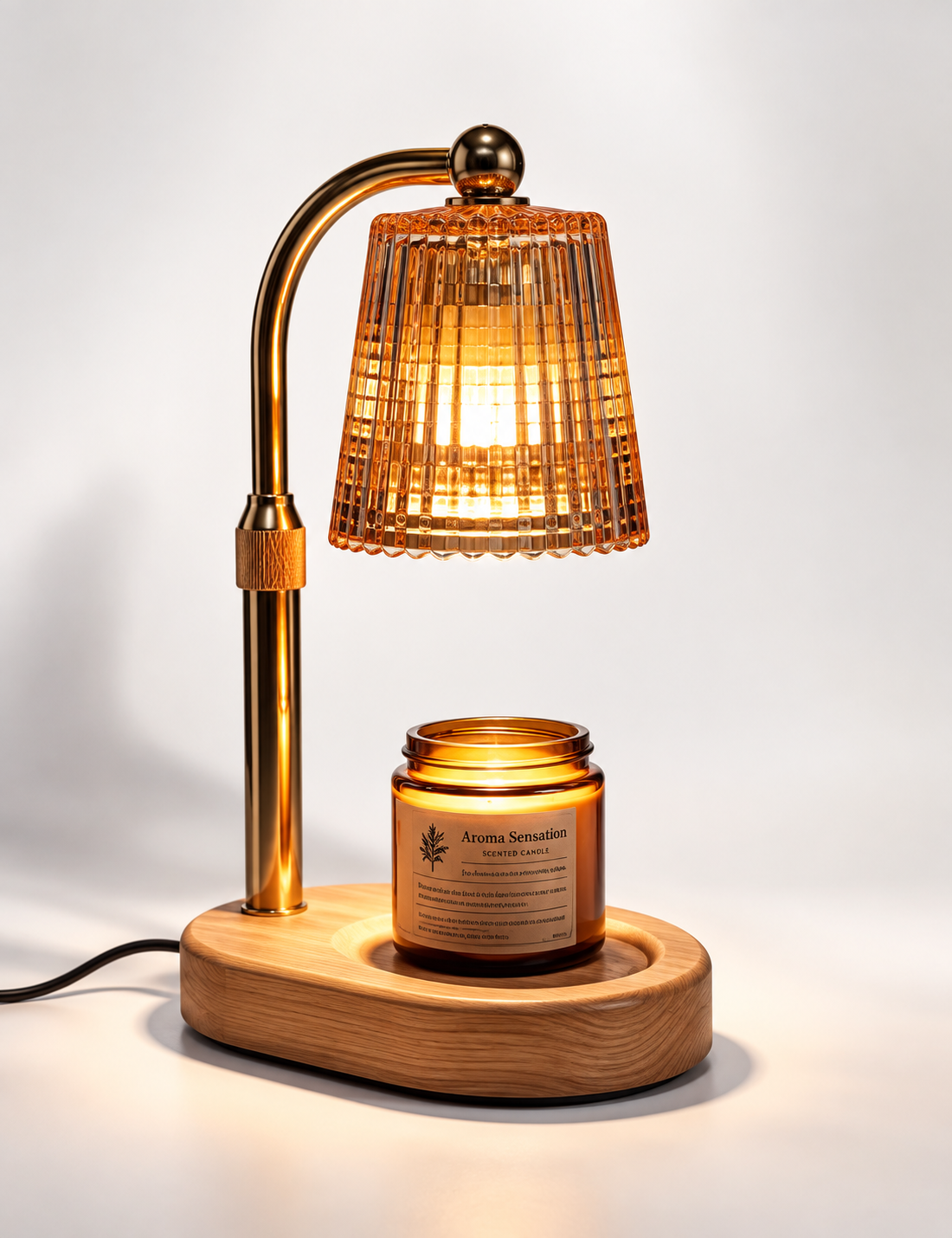 Lampka HOMEYA Amber Gold